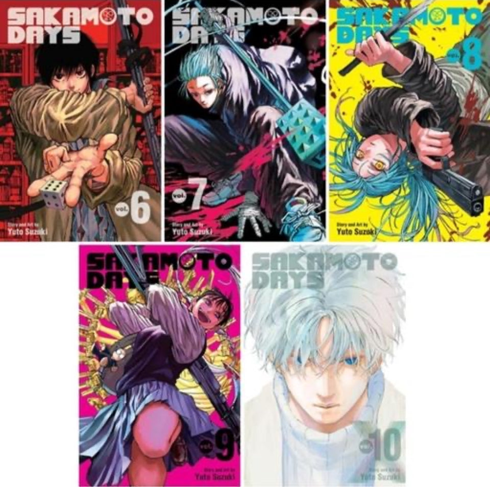 sakamoto days volume 6 to 10