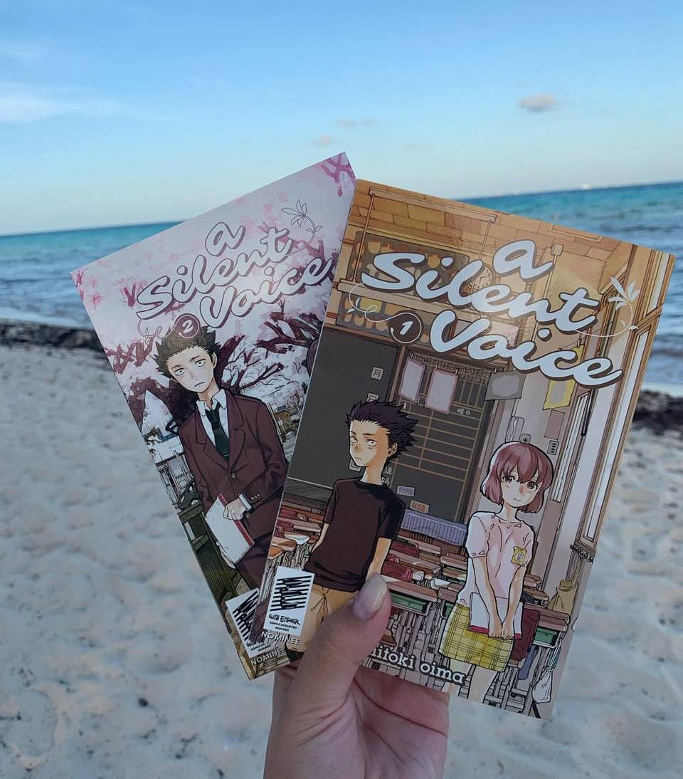 A silent voice manga volume 1+2