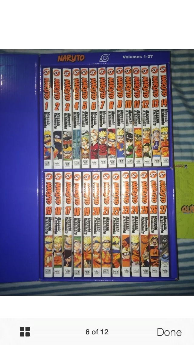 Naruto manga box se volume 1 to 27