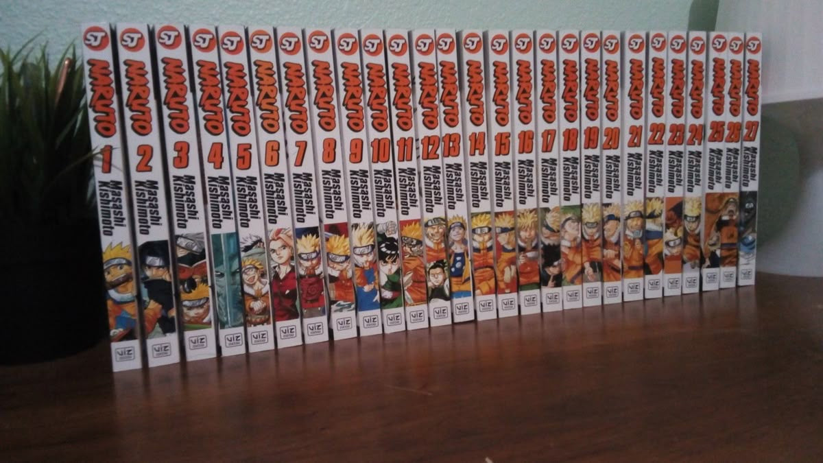 Naruto manga box se volume 1 to 27