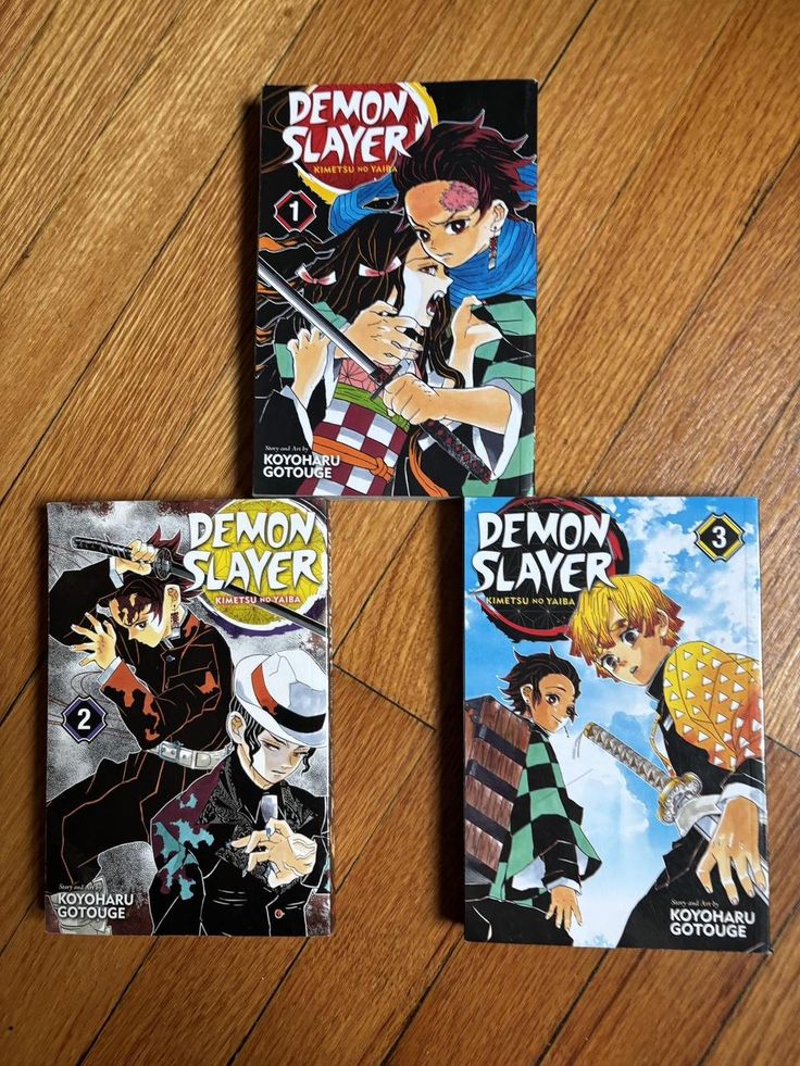 Demon slayer set of volume 1+2+3