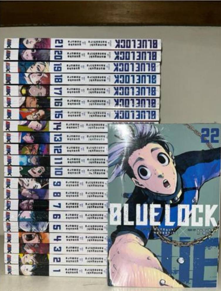 Blue Lock Manga Box Set Vol. 1–21 | Complete Soccer Anime Collection
